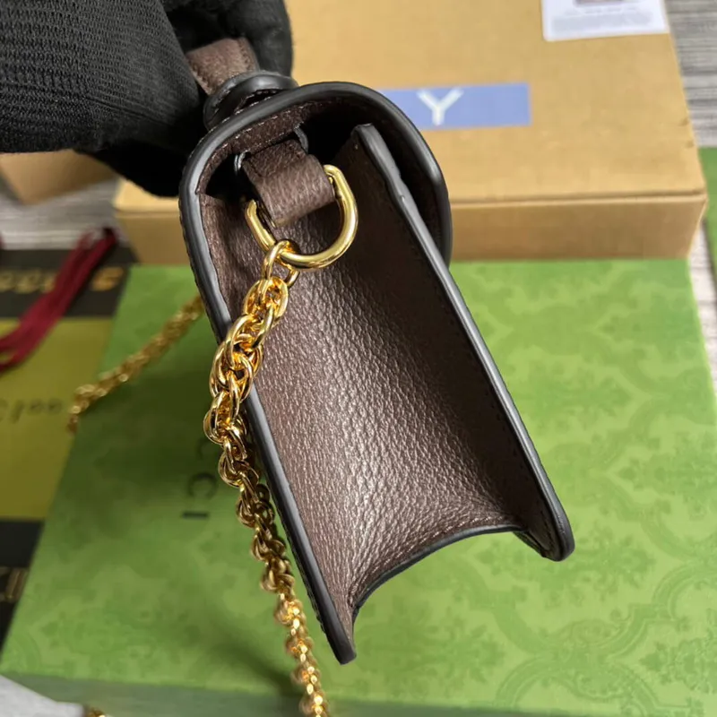 Gucci 696180 Ophidia GG Mini Shoulder Bag Brown