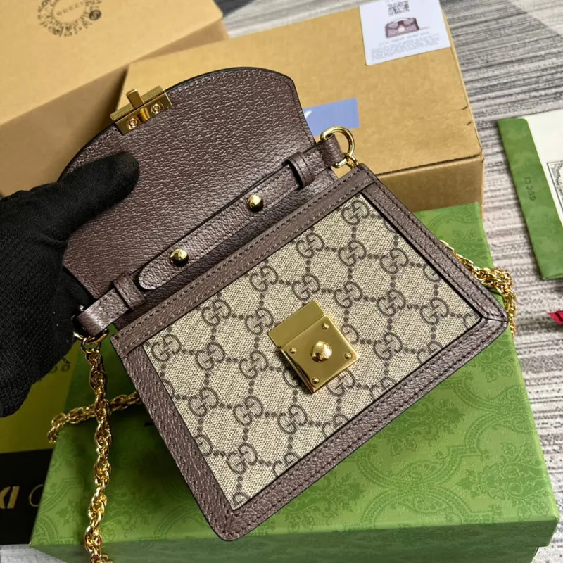 Gucci 696180 Ophidia GG Mini Shoulder Bag Brown
