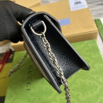 Gucci 696180 Ophidia GG Mini Shoulder Bag Black