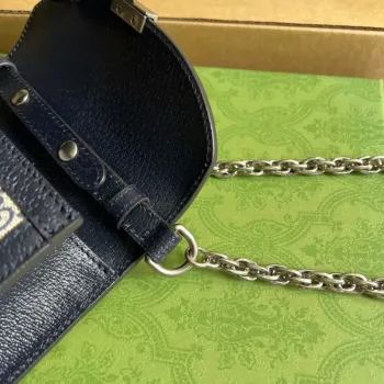 Gucci 696180 Ophidia GG Mini Shoulder Bag Black