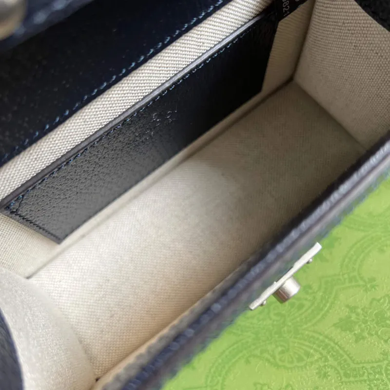 Gucci 696180 Ophidia GG Mini Shoulder Bag Black