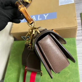 Gucci Bamboo1947 Mini top handle bag 686864 Brown