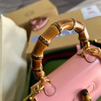 Gucci Bamboo1947 Mini top handle bag 686864 Pink
