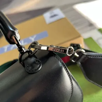 Gucci Bamboo1947 Mini top handle bag 686864 Black