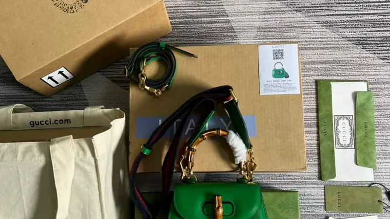 Gucci Bamboo1947 Mini Top Handle Bag 686864 — Timeless Green Elegance