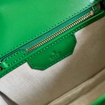 Gucci 675797 Bamboo1947 small top handle bag Green