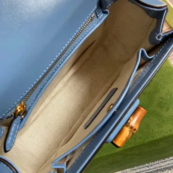 Gucci Bamboo1947 small top handle bag 675797 Blue