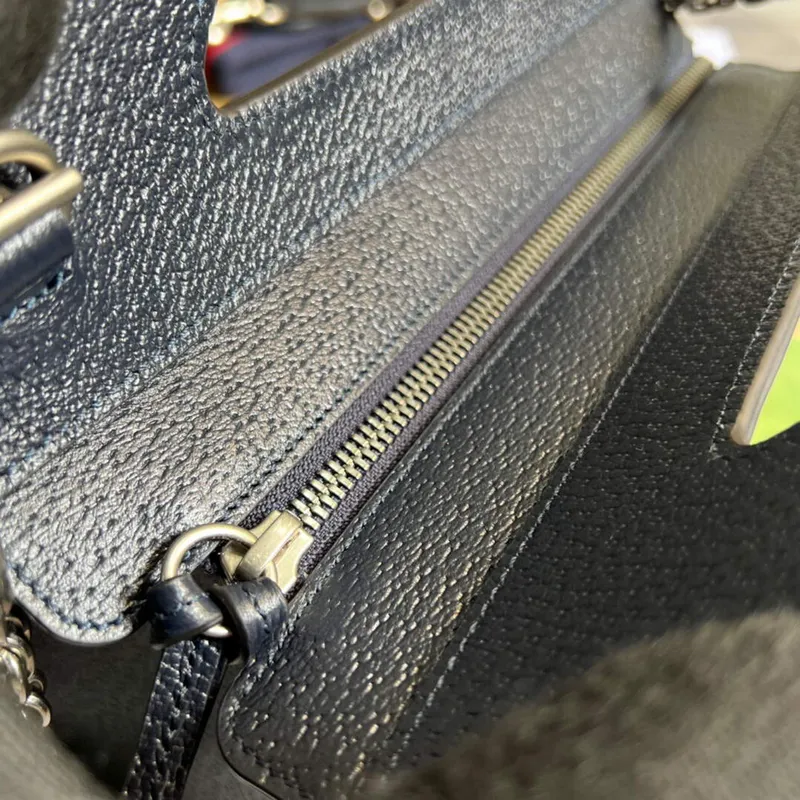 Gucci 693724 Ophidia Small Tote With Web Black