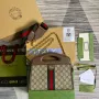 Gucci 693724 Ophidia Small Tote With Web Brown