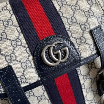 Gucci 598140 Ophidia GG Medium Backpack Blue