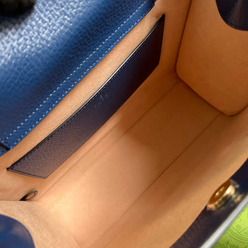 Gucci 702721 Gucci Diana Small Tote Bag Blue