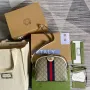 Gucci 499621 Ophidia Small GG Shoulder Bag Beige White