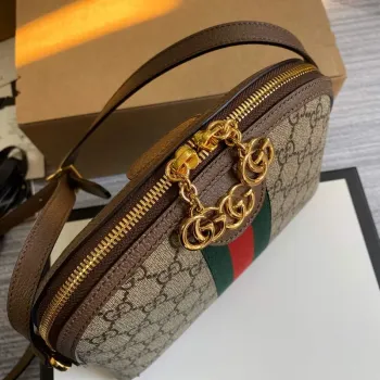 Gucci 499621 Ophidia Small GG Shoulder Bag Beige Brown