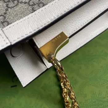 Gucci 503877 Ophidia GG Small Shoulder Bag Beige White