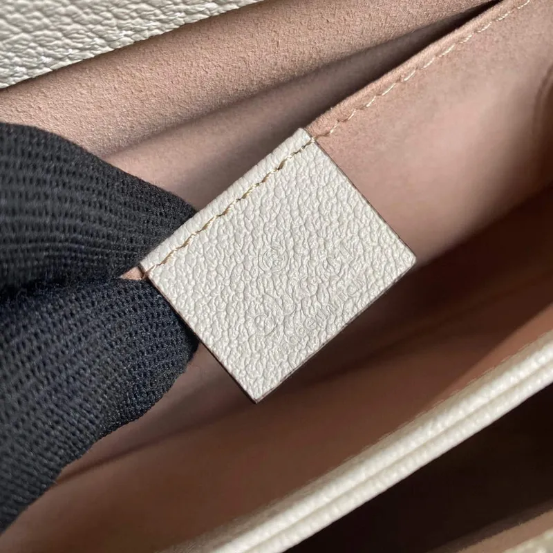 Gucci 503877 Ophidia GG Small Shoulder Bag Beige White