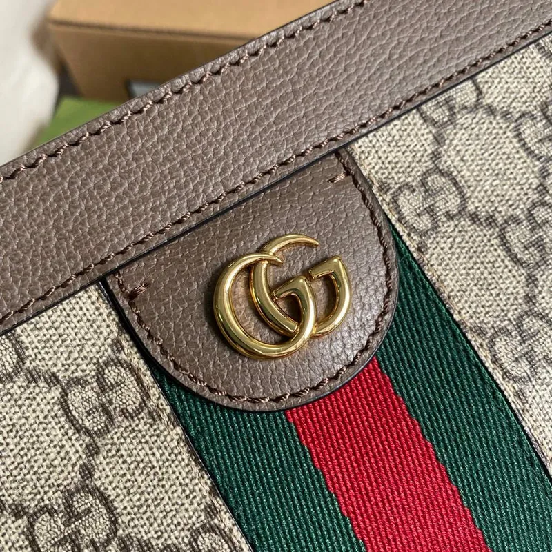 Gucci 503877 Ophidia GG Small Shoulder Bag Beige Brown