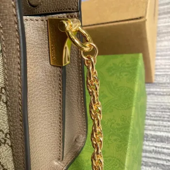 Gucci 503877 Ophidia GG Small Shoulder Bag Beige Brown