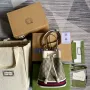 Gucci 550621 Ophidia small GG bucket Shoulder tote bag Beige