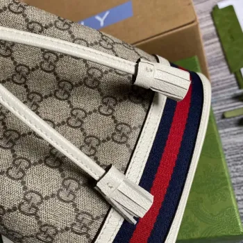 Gucci 550621 Ophidia small GG bucket Shoulder tote bag Beige