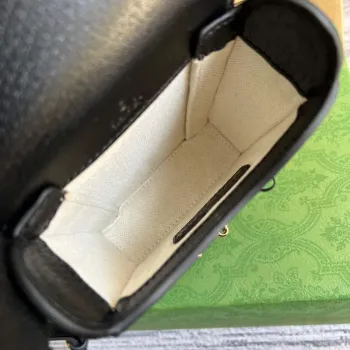 Gucci 625615 Gucci Horsebit 1955 Mini Bag Black