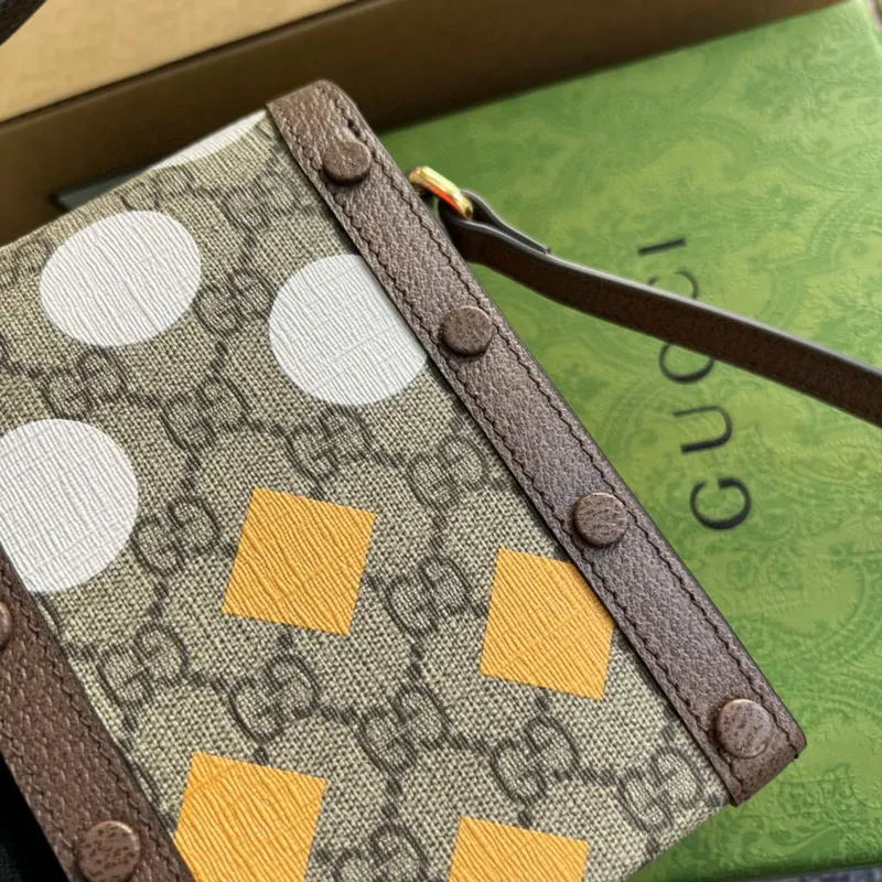 Gucci 625615 Gucci Horsebit 1955 Mini Bag Grey Brown