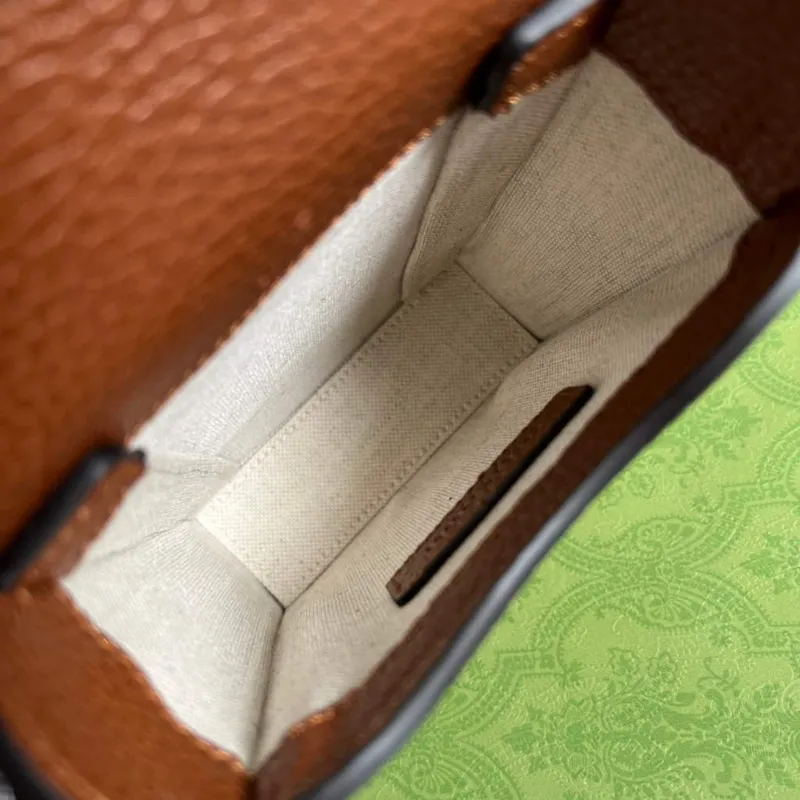 Gucci 625615 Gucci Horsebit 1955 Mini Bag Navy blue Brown