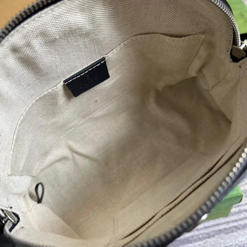 Gucci 499621 Ophidia Small GG Shoulder Bag Beige Blue