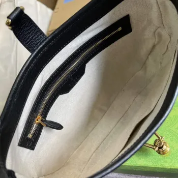 Gucci 678843 Jackie 1961 Small GG Shoulder Bag Black