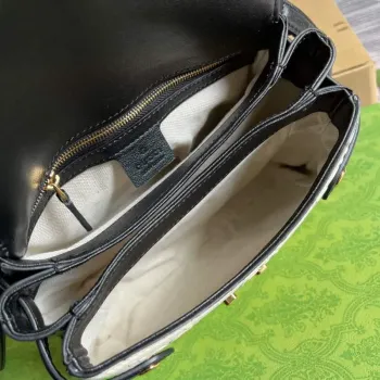 Gucci 675791 Small GG Top Handle Bag White