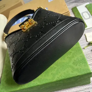 Gucci 675788 Small GG Shoulder Bag Black