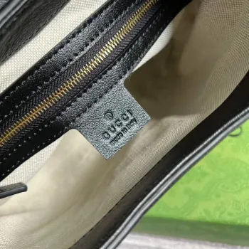 Gucci 675788 Small GG Shoulder Bag Black