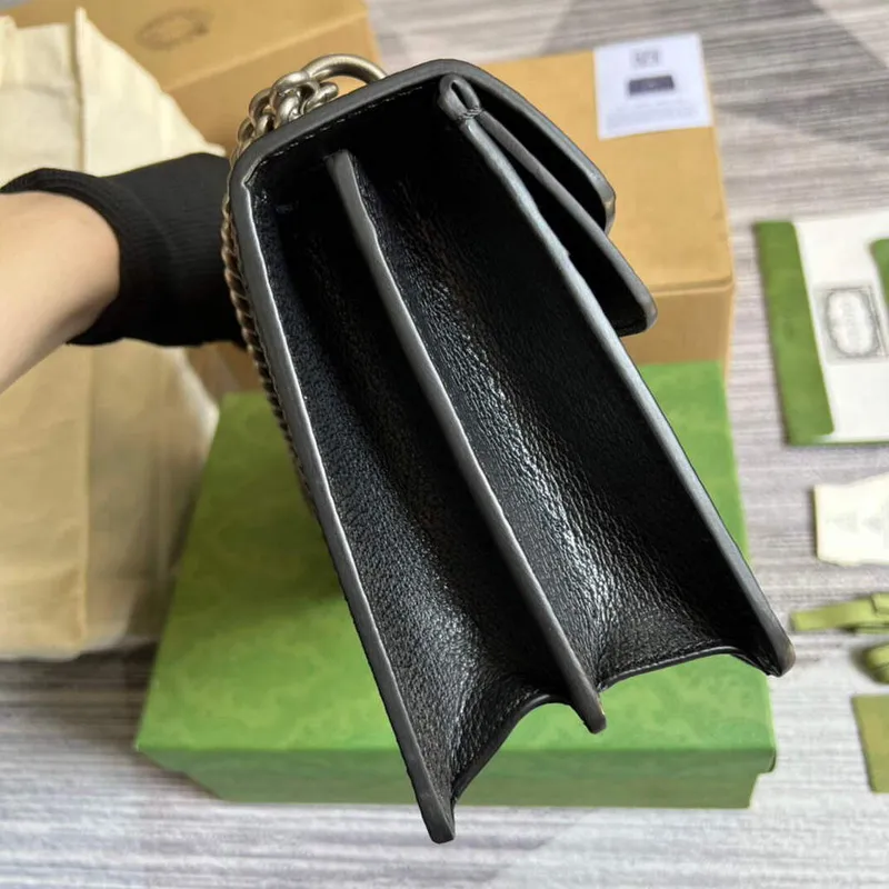 Gucci 400249 Dionysus Small GG Shoulder Bag Beige Blue