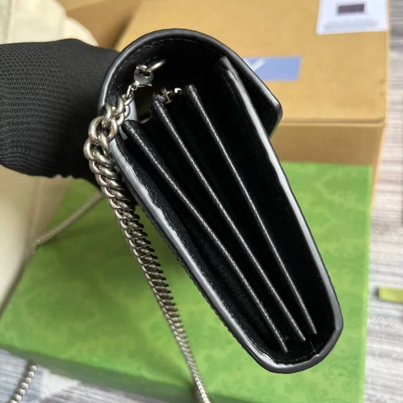 Gucci 401231 Dionysus GG Mini Chain Bag Black