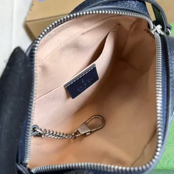 Gucci 517350 Ophidia GG Mini Bag Beige Blue