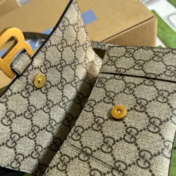 Gucci 681695 The Hacker Project Mini Hourglass bag Beige and ebony