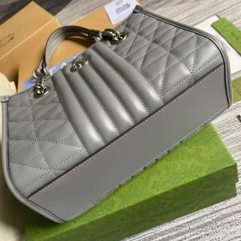 Gucci 681483 GG Marmont small tote bag Grey