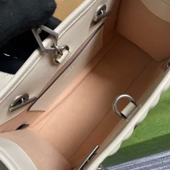 Gucci 681483 GG Marmont small tote bag Beige