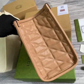 Gucci 681483 GG Marmont small tote bag Apricot