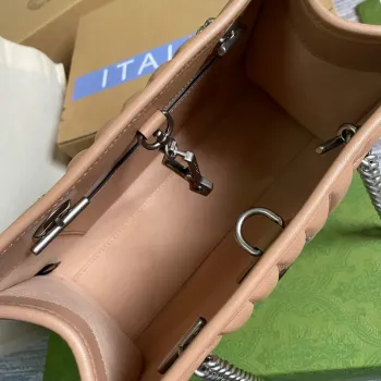 Gucci 681483 GG Marmont small tote bag Apricot