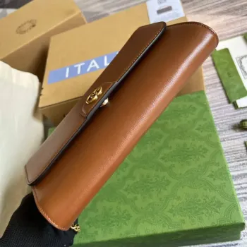 Gucci 675795 GG Large Top Handle Bag With Bamboo Brown