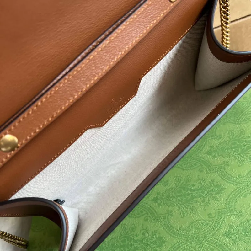 Gucci 675795 GG Large Top Handle Bag With Bamboo Brown