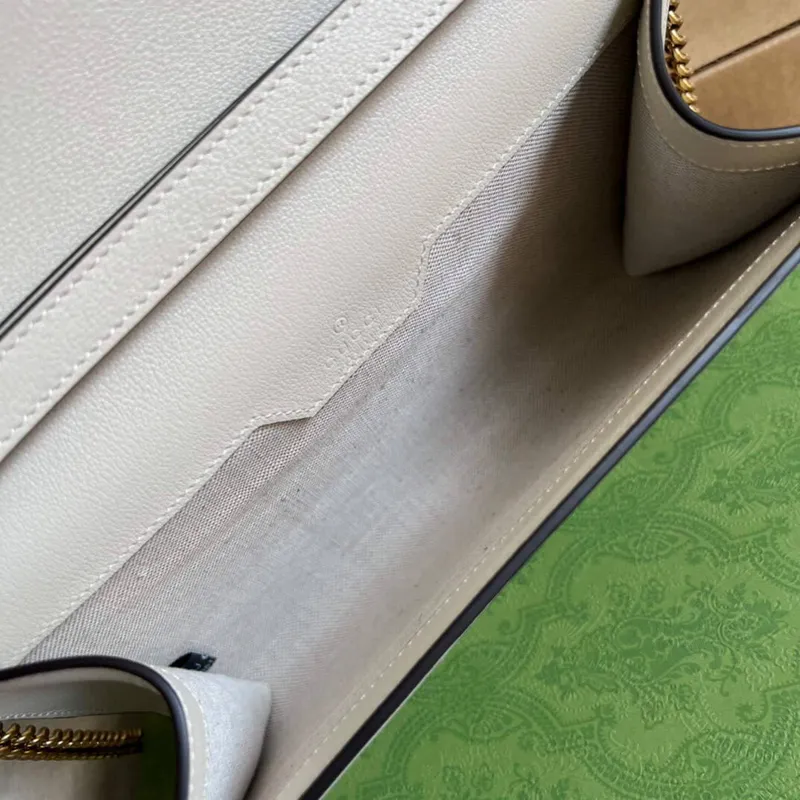 Gucci 675795 GG Large Top Handle Bag With Bamboo Beige