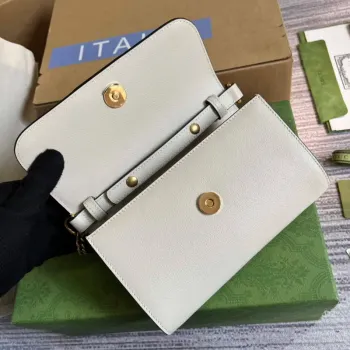 Gucci 675794 GG Small Top Handle Bag With Bamboo Beige