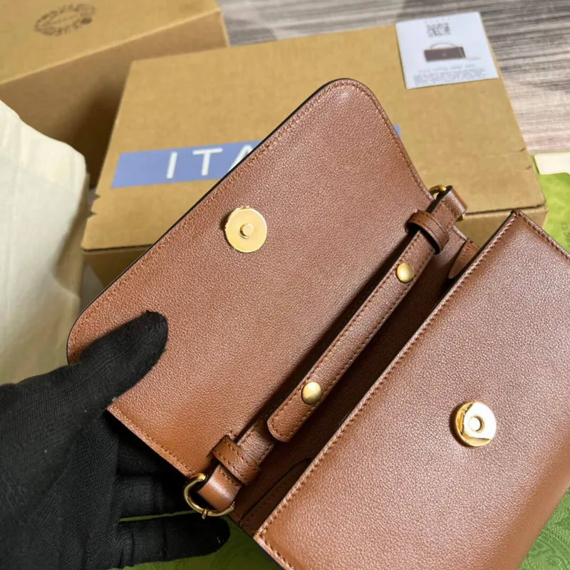 Gucci 675794 GG Small Top Handle Bag With Bamboo