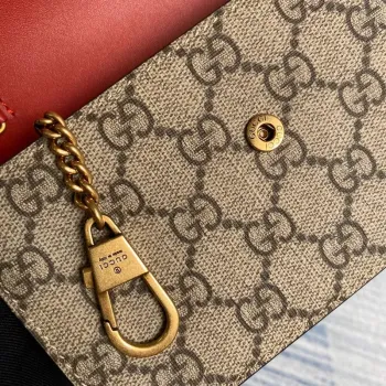 Gucci 481291 GG Supreme mini bag with cherries Red