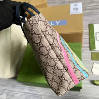 Gucci 410812 Children’s GG Ranch Tote Bag Brown