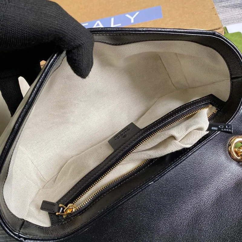 Gucci 443497 GG Marmont Small Shoulder Bag Yellow White