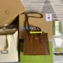 Gucci Diana Small Tote Bag Crocodile Top Handle Bag 660195 Brown