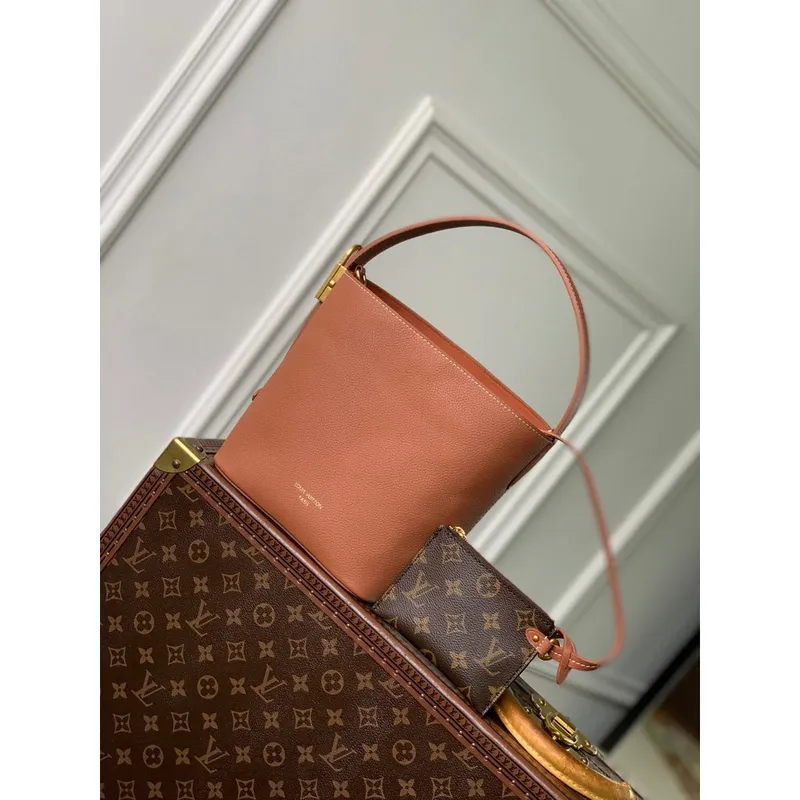 LV M14416 Louis Vuitton Low Key All In BB Bag Cognac Brown