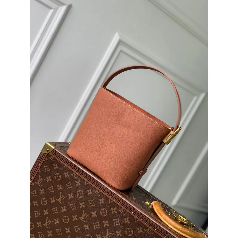 LV M14416 Louis Vuitton Low Key All In BB Bag Cognac Brown